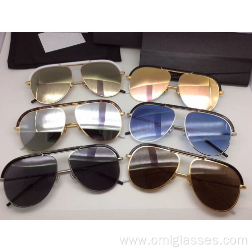 Semi Rimless Cat Eye Sun Glasses Wholesale